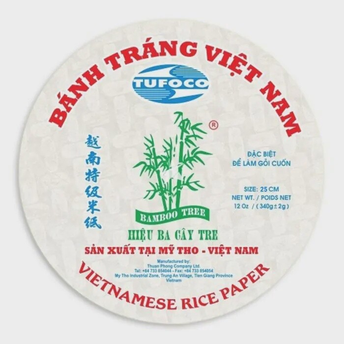 Bamboo Tree Vietnamese Rice Paper 25cm 12oz