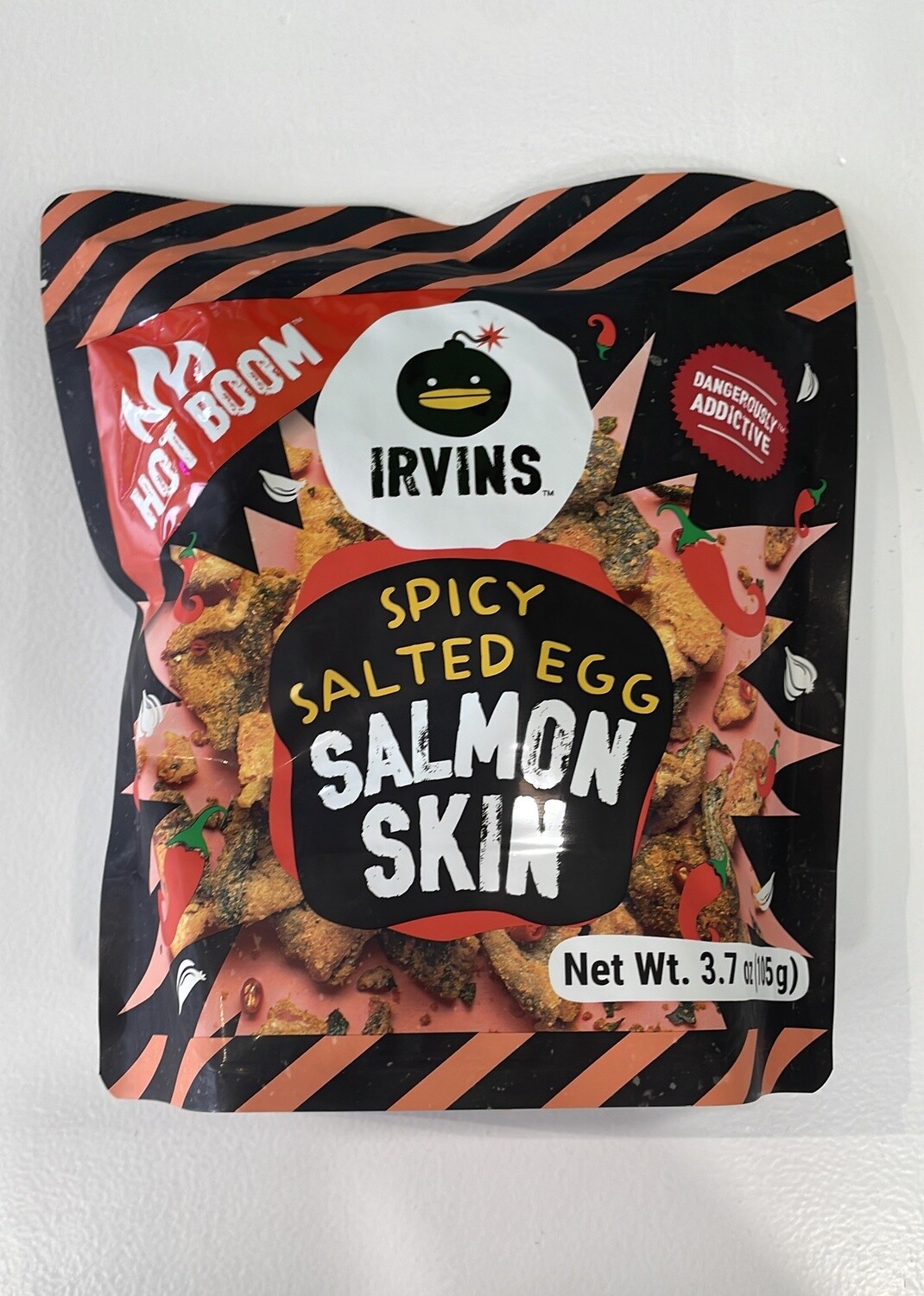 Irvins Salted Egg Salmon Skin 105G