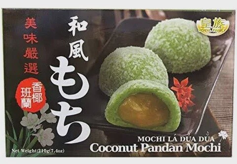 Royal Family Mochi Desert Coconut Pandan 7.4oz