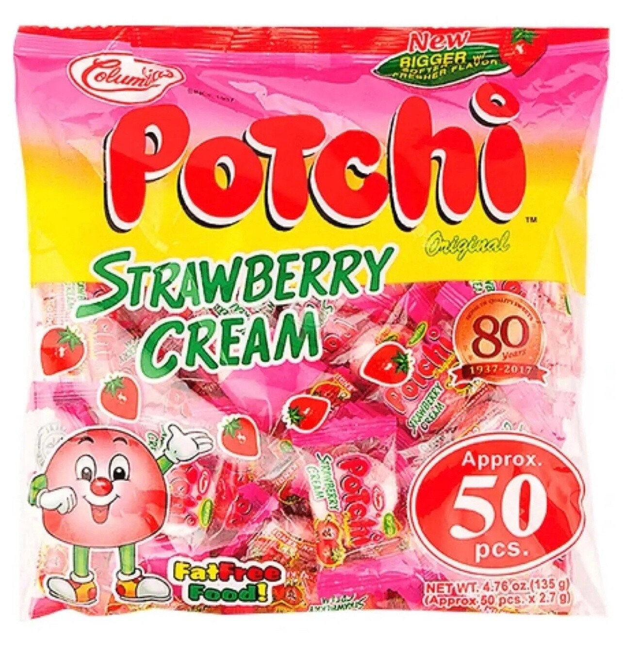 Potchi Strawberry Cream 135G