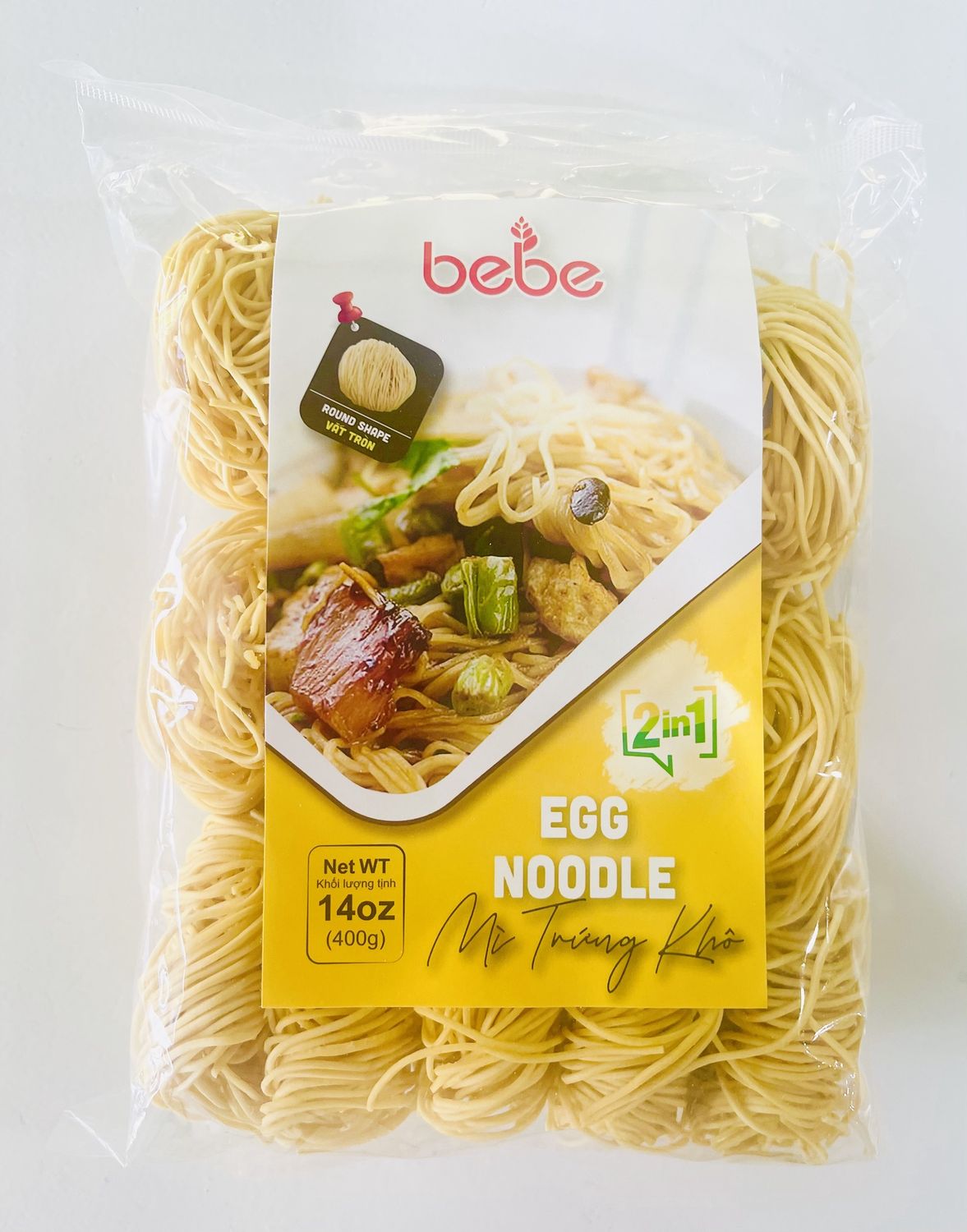 Bebe Mi Trung Egg Noodle 400G