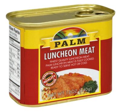 Palm Luncheon Meat Pork &amp; Chicken 12oz