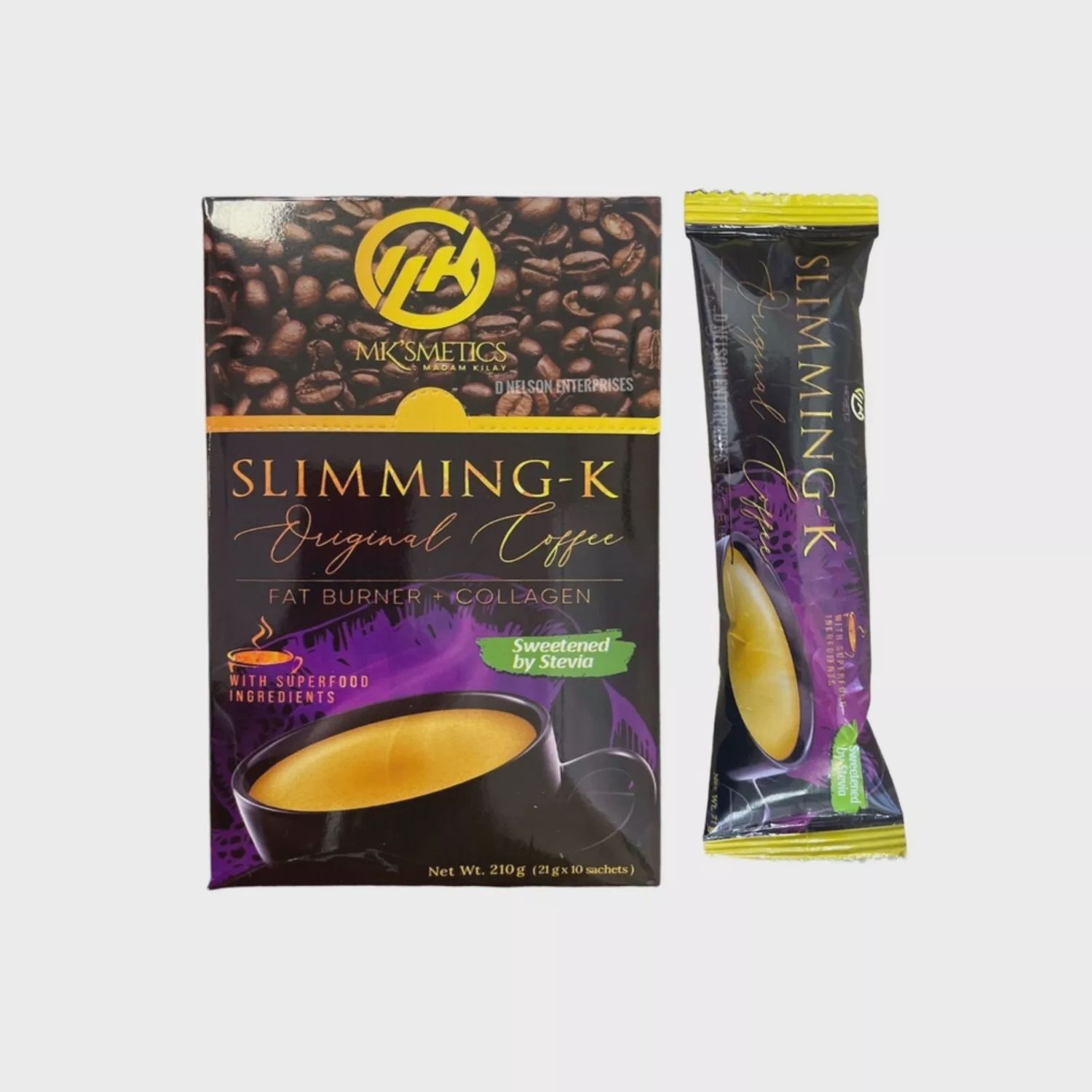 MK&#39;SMETIC Slimming K Coffee 10 Sachets