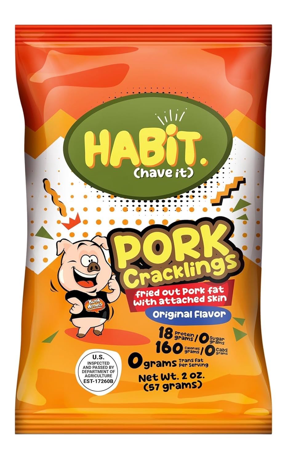 Habit Pork Cracklings 2oz