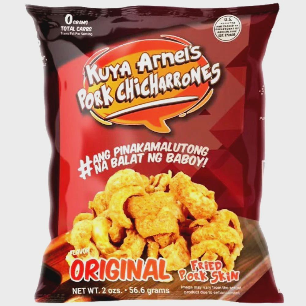 Kuya Arnel&#39;s Pork Chicharrones 2oz