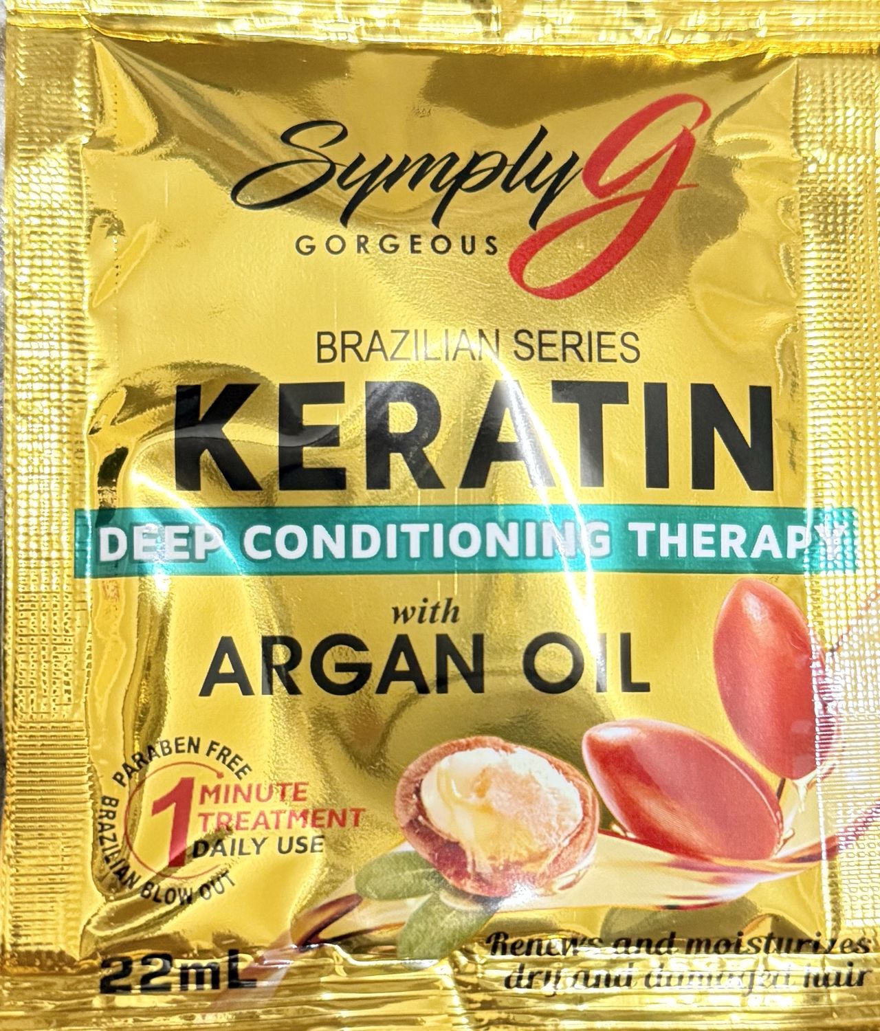Simply G Keratin with Argan Oil 25g