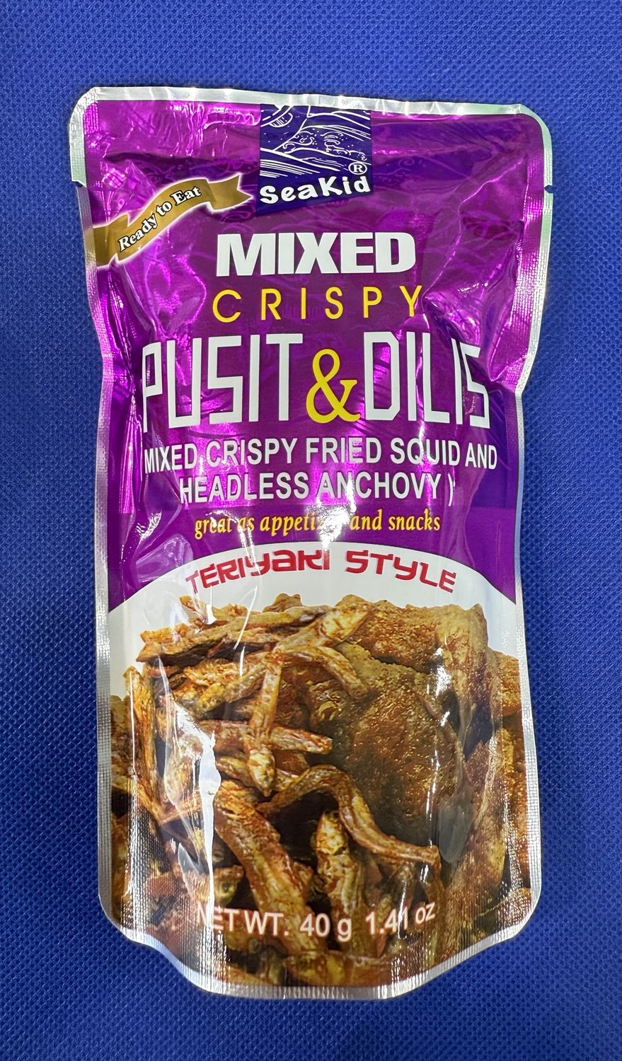 Seakid Mixed Crispy Pusit &amp; Dilis 50g