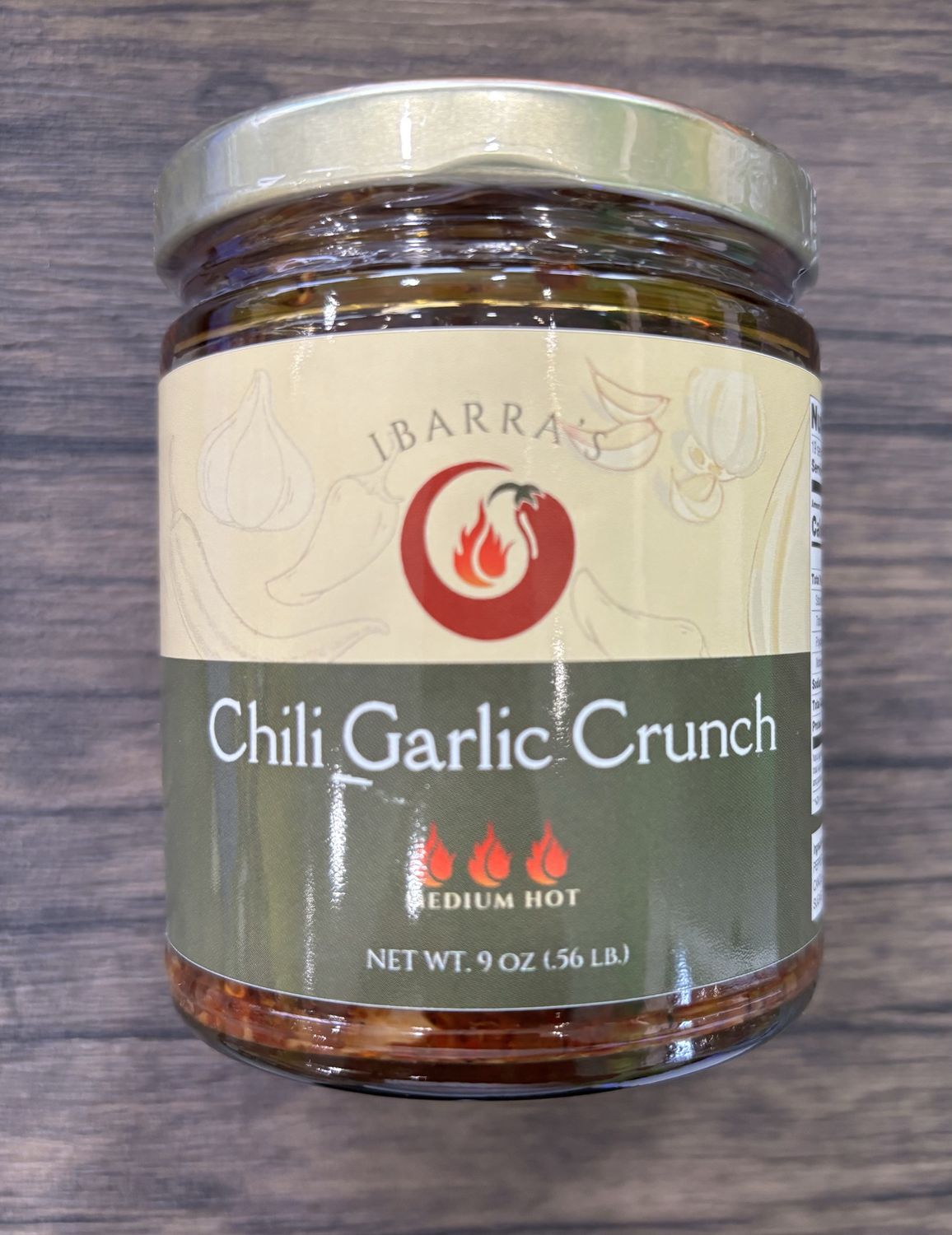 Ibarra&#39;s Chili Garlic Crunch Medium Hot 300g