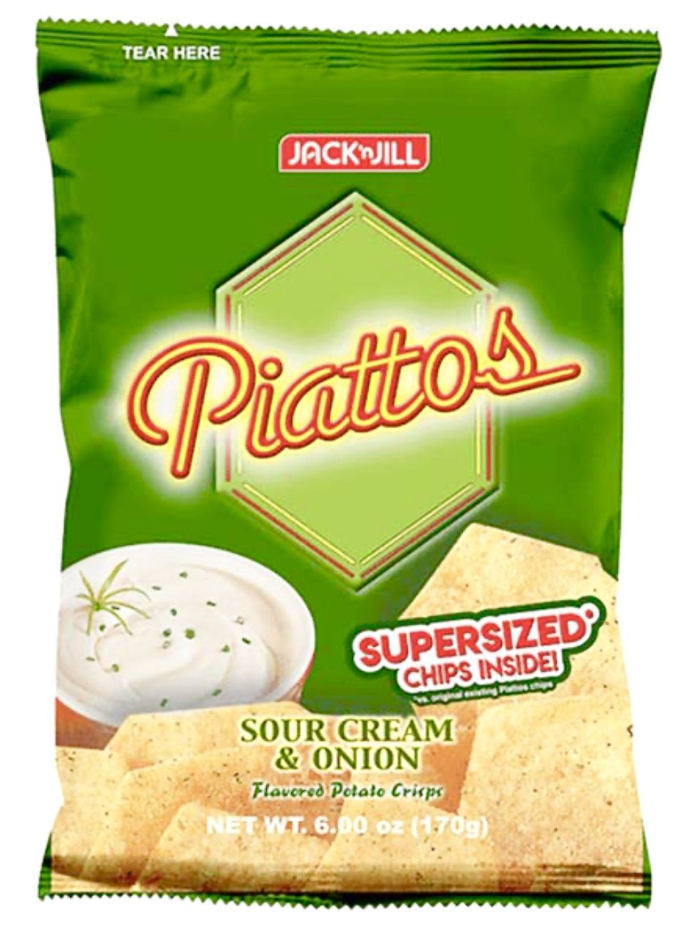 J&amp;J Piattos Sour Cream 6oz