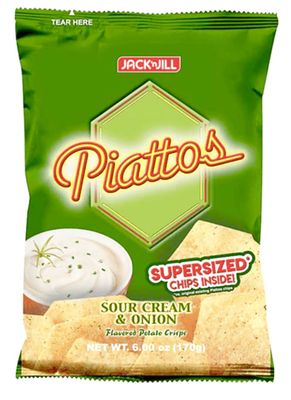 J&amp;J Piattos Sour Cream 6oz