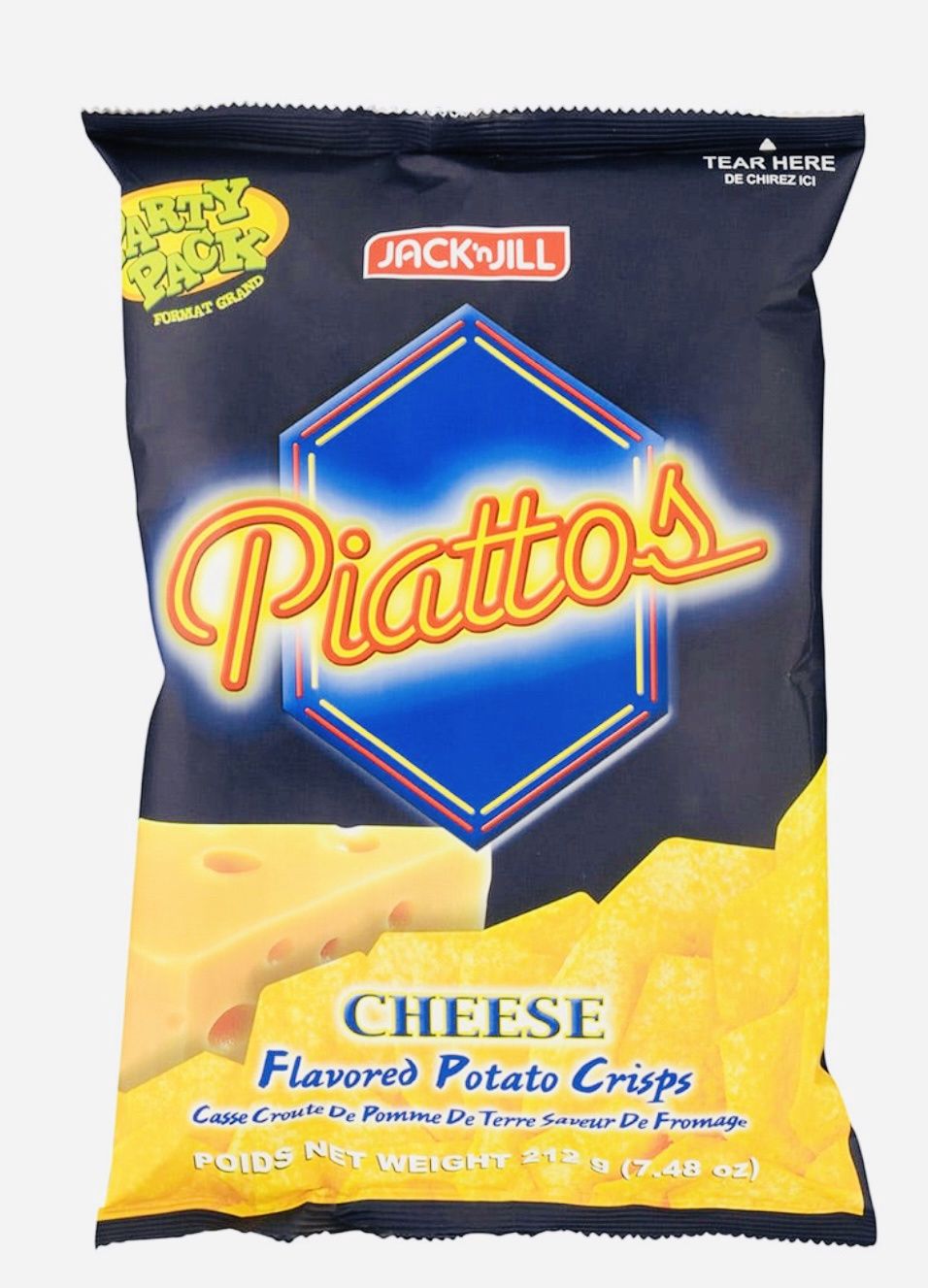 J&amp;J Piattos Cheese Chips Party Pack 212G