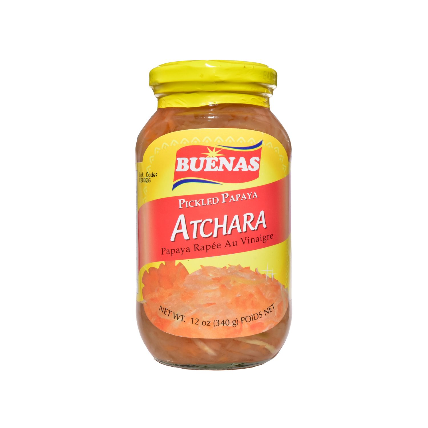 Buenas Papaya Pickle Atchara 12oz