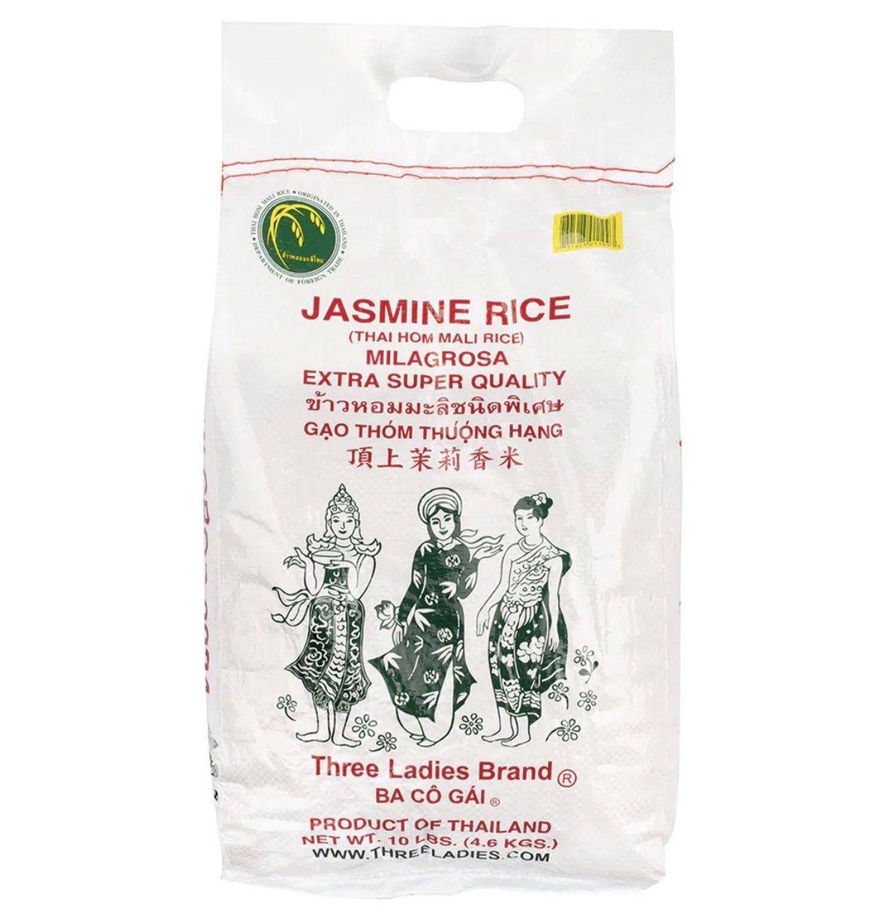 3 Ladies Jasmine Rice 10lbs