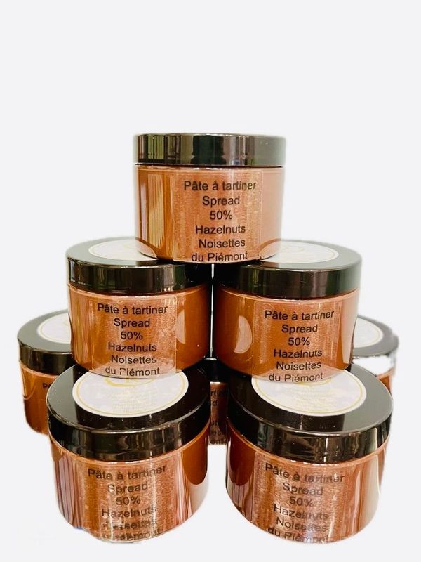 Pâte à tartiner prémium 50% noisettes du Piémont IGP