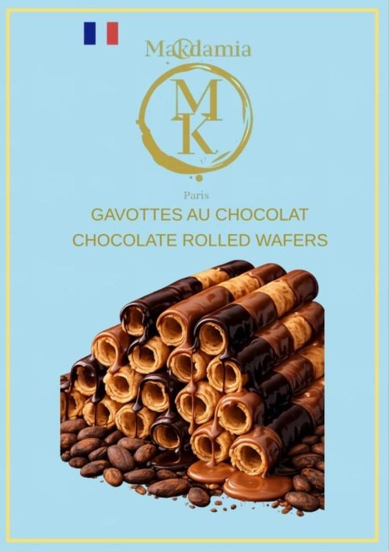 Gavottes noir 72% et lait 48%