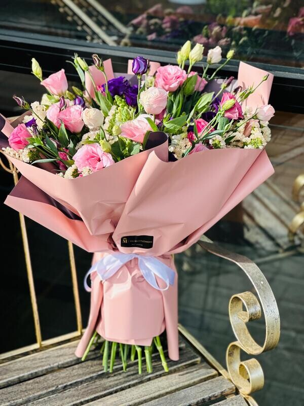 זר פצצת פרחים