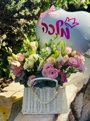 תיק נצרים עם פנינים