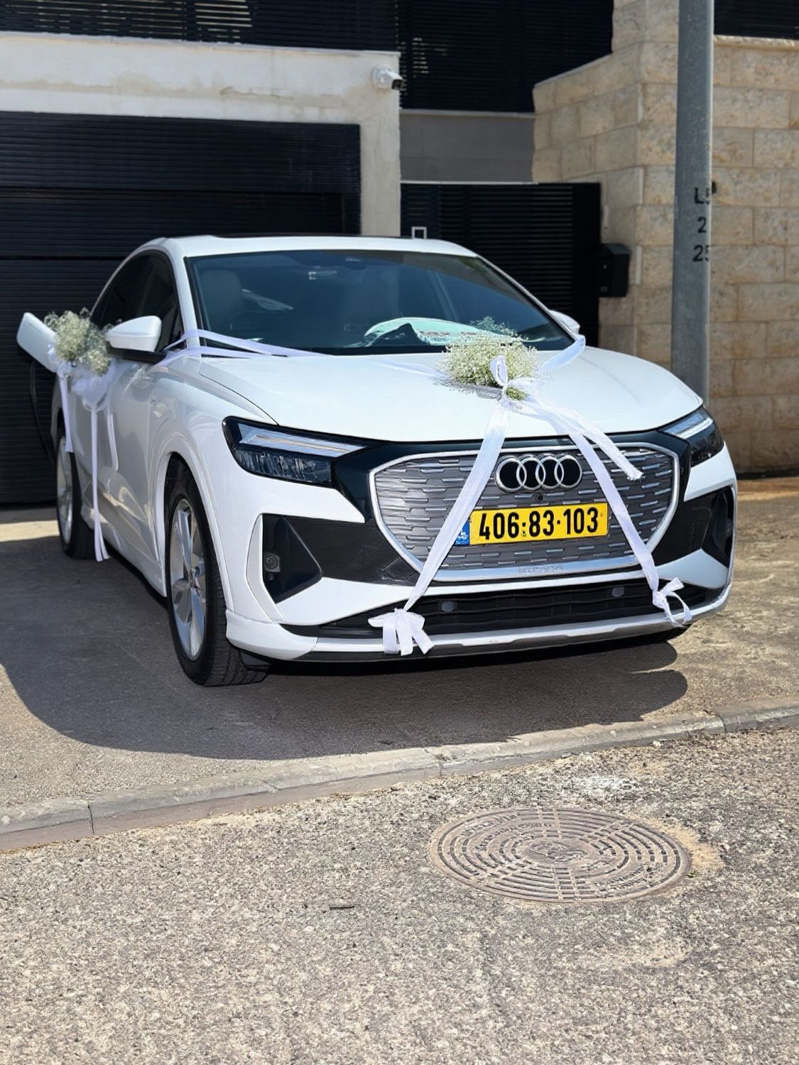 קישוט רכב + זר כלה