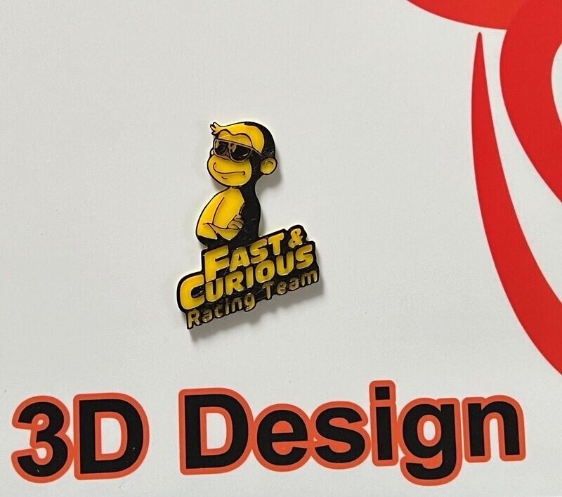 Fast & Curious Racing Team Magnet