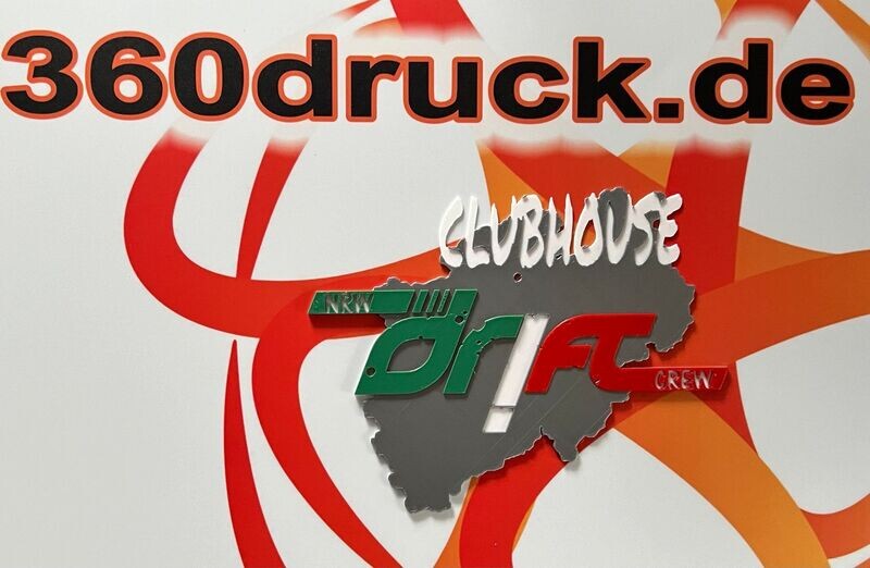 NRW drift CREW Türschild