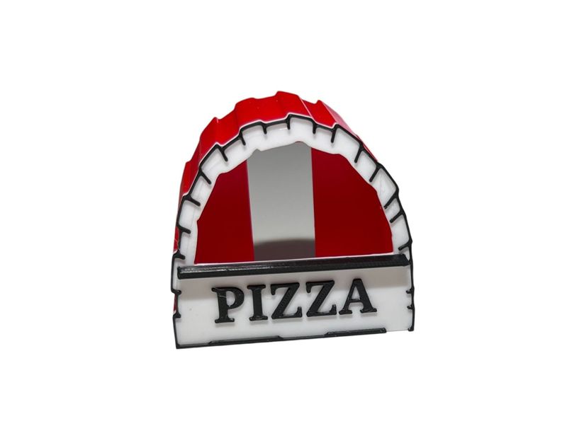 Zubehör Fressbude Pizza Verkaufsstand kompatibel mit Drift Dr!ft Sturmkind 1:43 