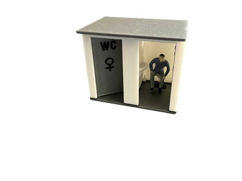 Zubehör WC Toilettenhäuschen kompatibel mit Drift Dr!ft Sturmkind 1:43 