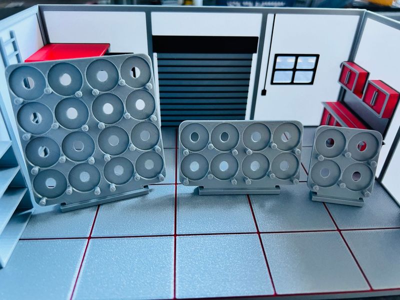 Zubehör Diorama Parkhaus Garage kompatibel mit Drift Dr!ft Sturmkind 1:43