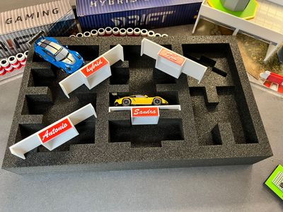 Zubehör Koffer Transport Inlay kompatibel mit Carrera Hybrid 1:50