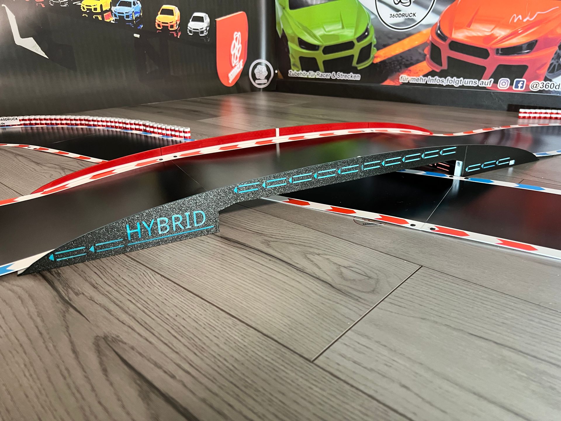 Zubehör Brücke Überfahrt HYBRIDge kompatibel mit Carrera Hybrid 1:50