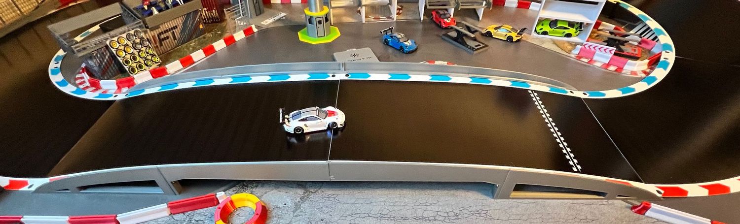 Zubehör Brücke Überfahrt kompatibel mit Carrera Hybrid 1:50
