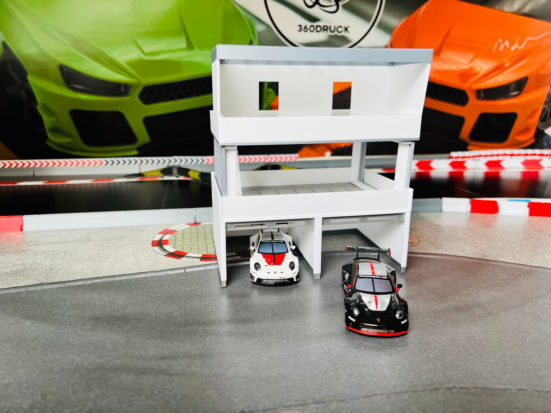 Zubehör Boxengasse kompatibel mit Carrera Hybrid 1:50