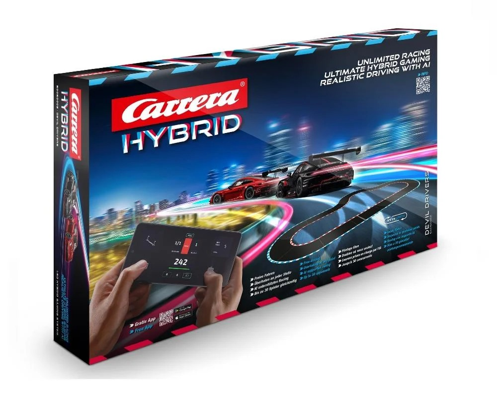 Zubehör Strecke Racer Porsche kompatibel mit Carrera Hybrid 1:50