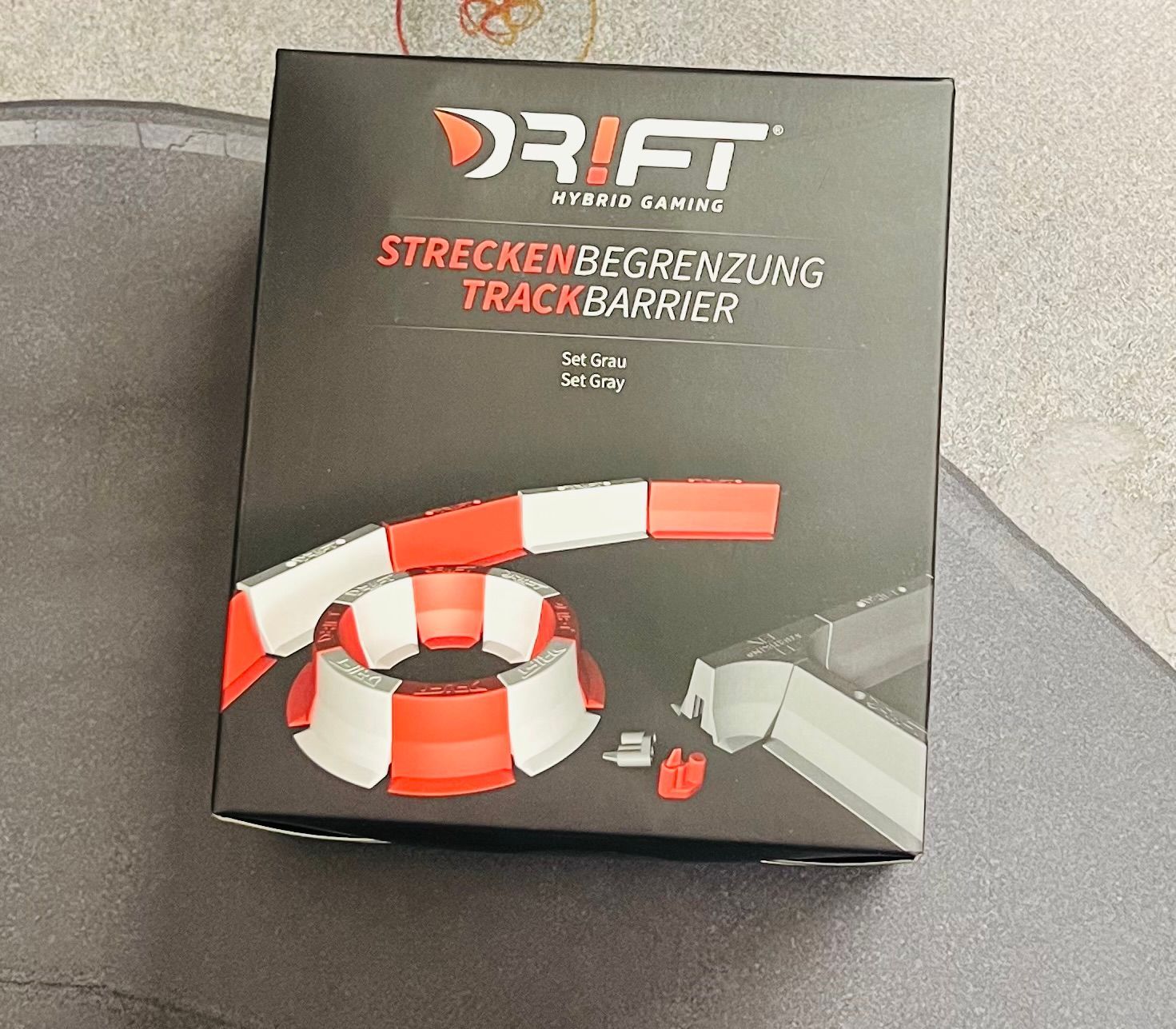 Streckenbegrenzung-Set Grau 64Teile 1:43 DR!FT Sturmkind