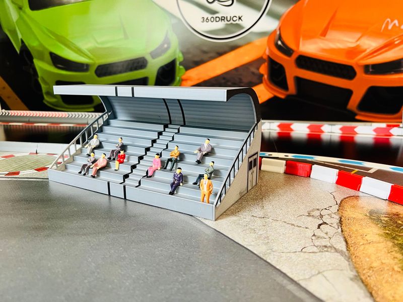 Zubehör Tribüne Hystand kompatibel mit Carrera Hybrid 1:50