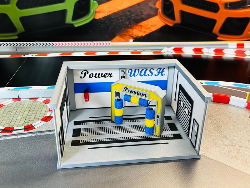 Diorama Waschstraße Car Wash Hybrid Expert 1:50