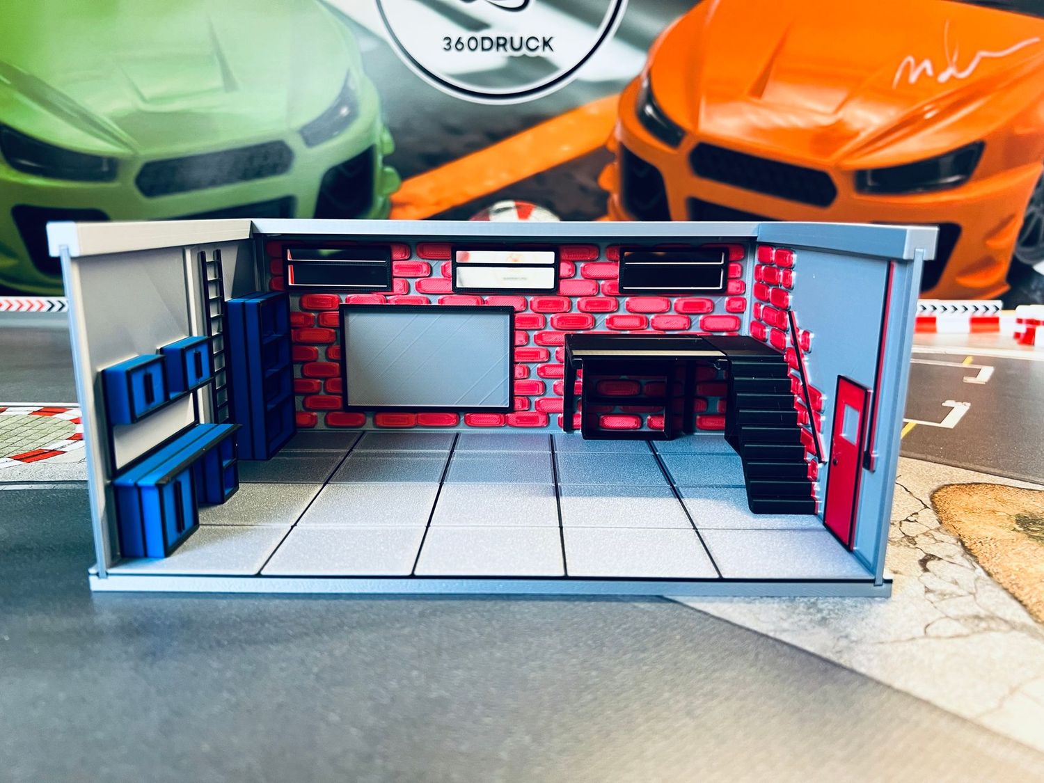 Diorama Werkstatt AutoSchmiede Expert 1:43