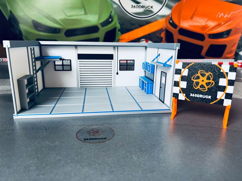 Diorama Werkstatt Oase Expert 1:43