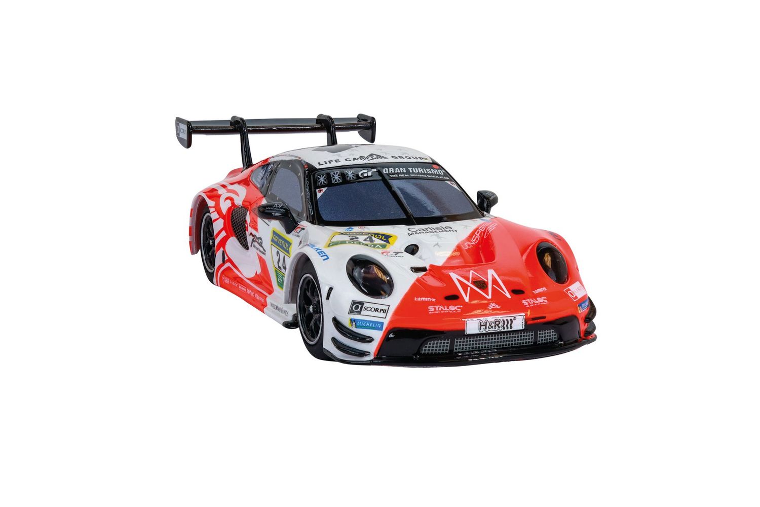 Carrera Hybrid Porsche GT3 Lionspeed GP, No.24 1:50
