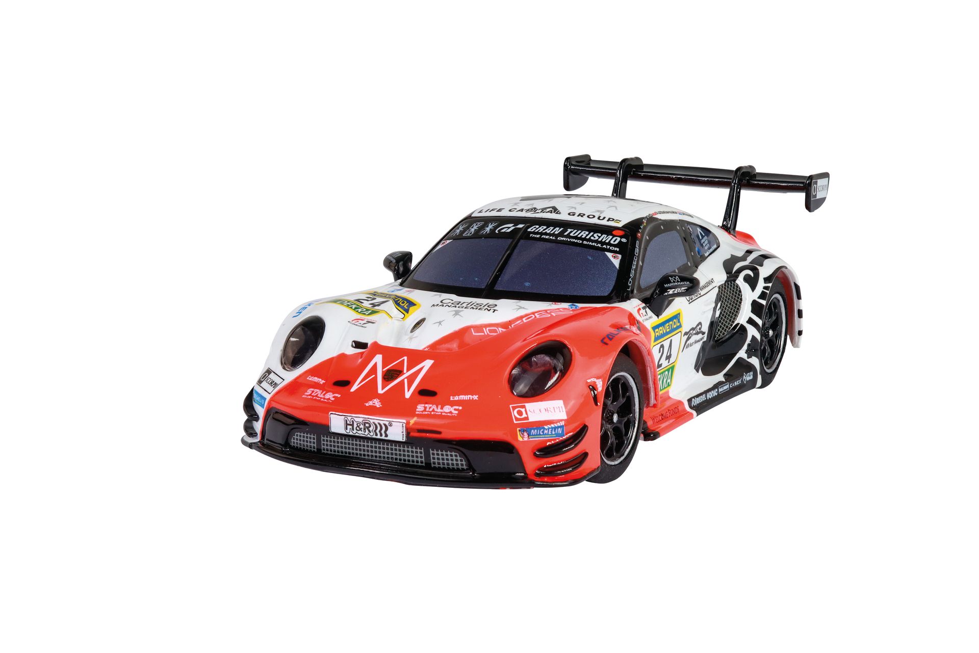Carrera Hybrid Porsche GT3 Lionspeed GP, No.24 1:50