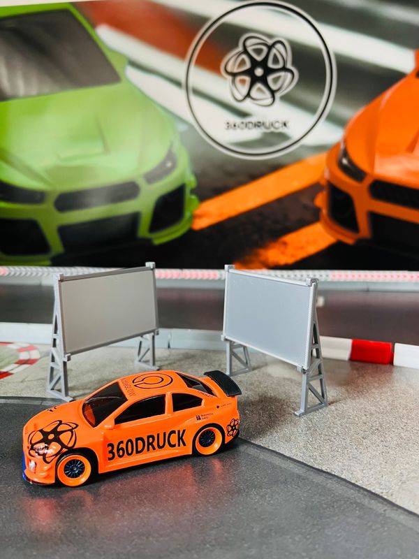Werbetafeln Schilder Plakate 2er-Set für 1:43