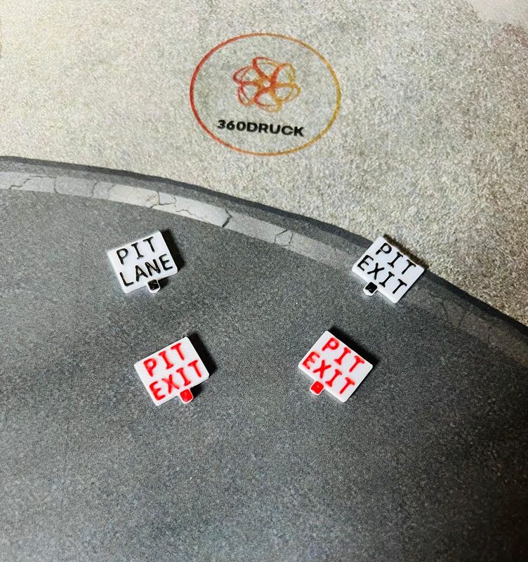 Pit Stop Schilder 360 Banden 2er Set 1:43 Pit Stop Schilder 360 Banden 2er Set 1:43
