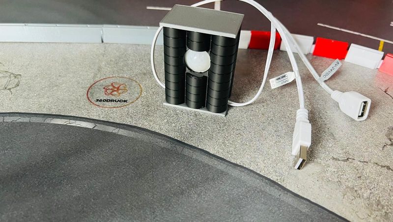 Reifenstapel Sensor Bewegungsmelder für 1:43 Reifenstapel Sensor Bewegungsmelder für 1:43