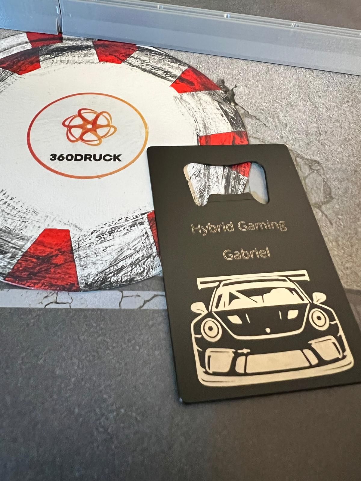 Flaschenöffner Edelstahl gelasert