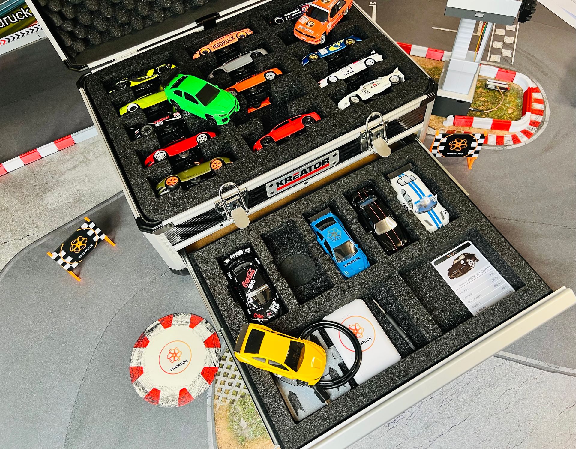 Koffer XL Aufbewahrung Modellautos DRIFT