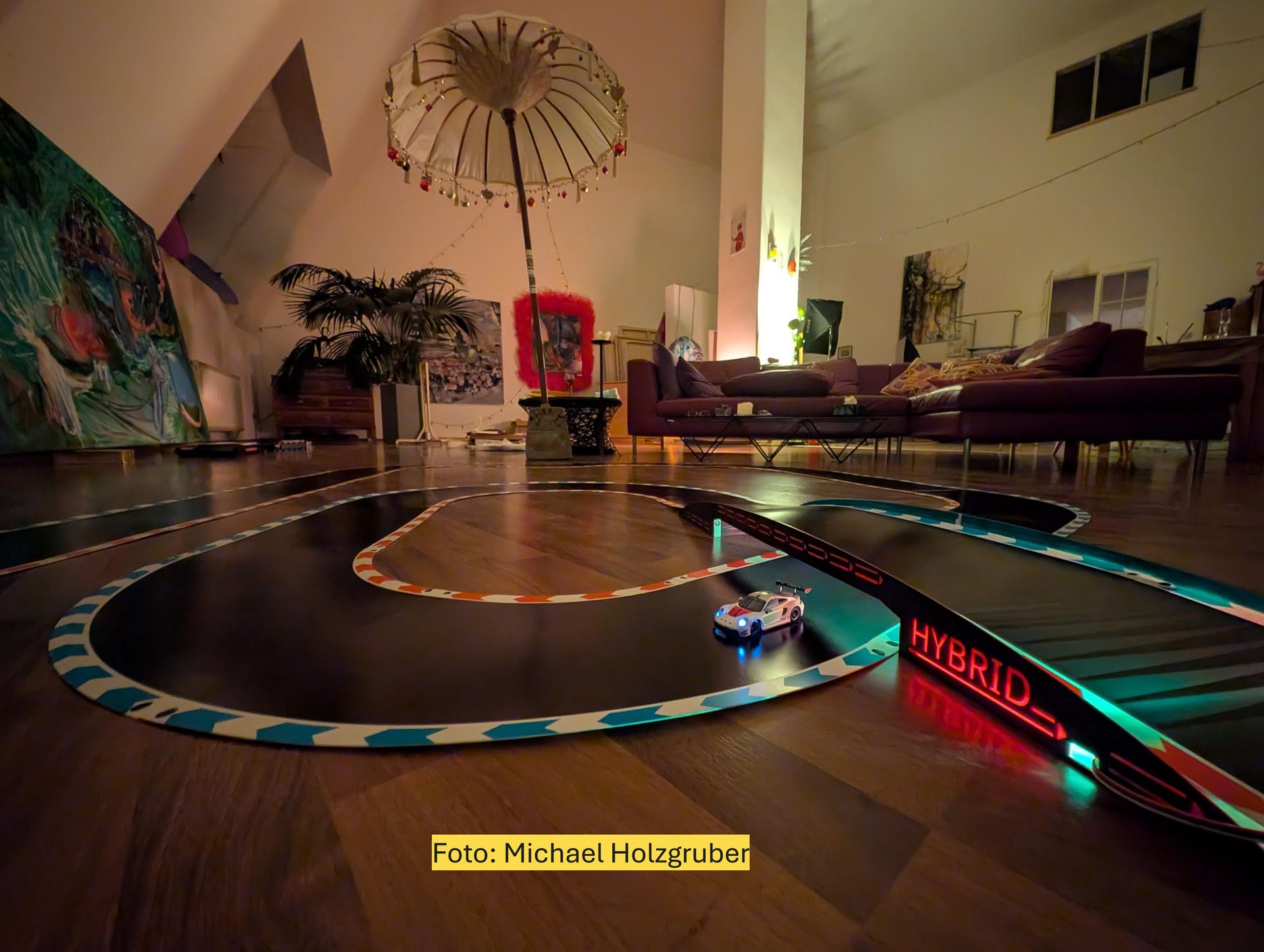 Zubehör Brücke Überfahrt HYBRIDge kompatibel mit Carrera Hybrid 1:50