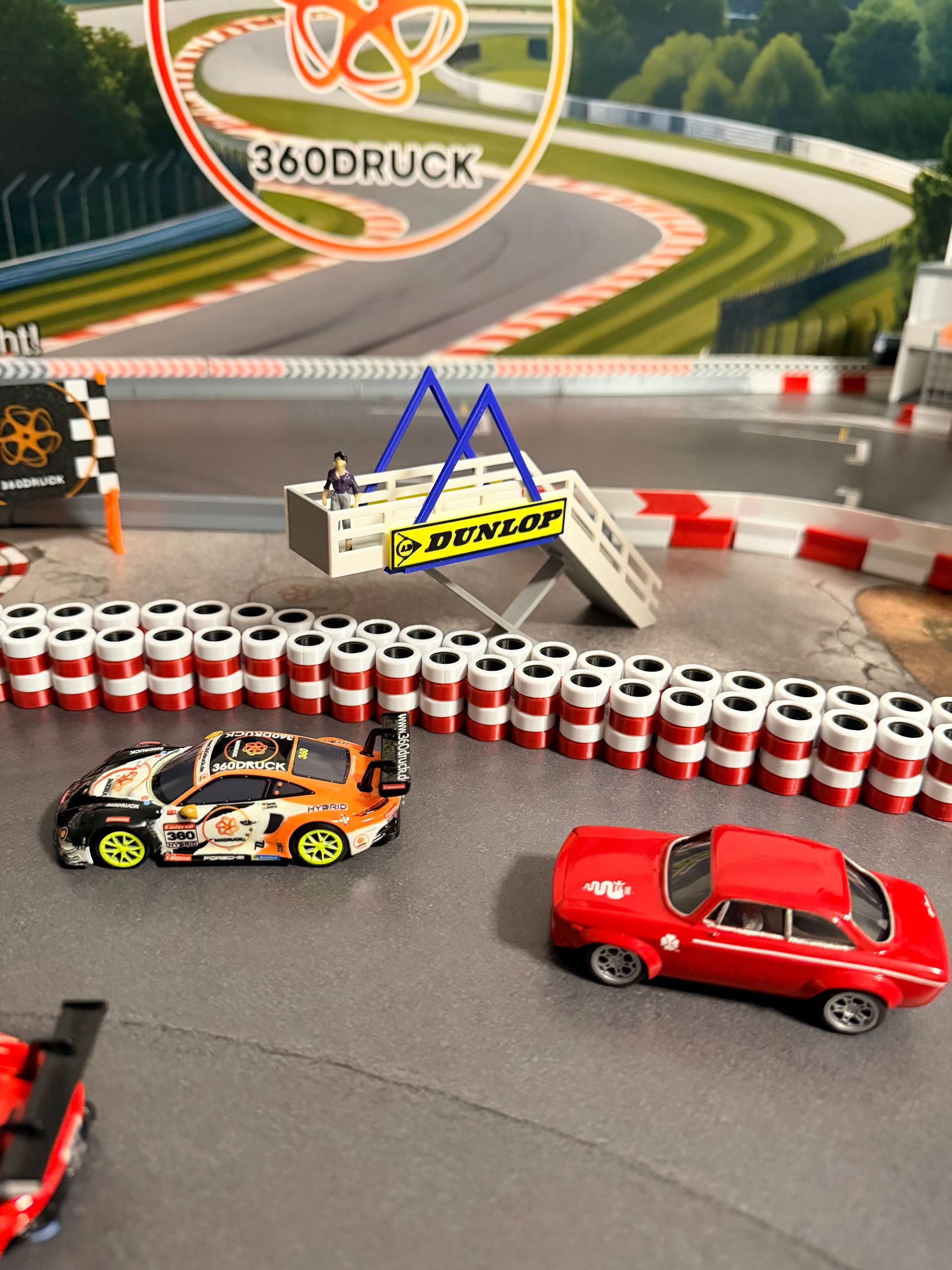 Flagman Start Ziel Posten Watkins Glen Style für 1:50