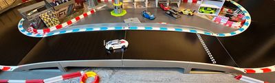 Zubehör Brücke Überfahrt kompatibel mit Carrera Hybrid 1:50