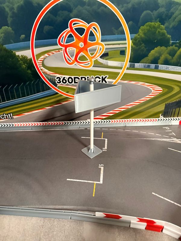 Werbeturm Dreieck für 1:43 Werbeturm Dreieck für 1:43