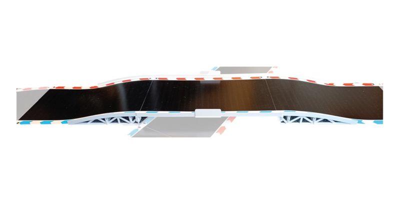 Bridge with 3 Straights Carrera Hybrid