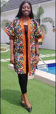 Real  Africa Print Jackets &amp;Dresses